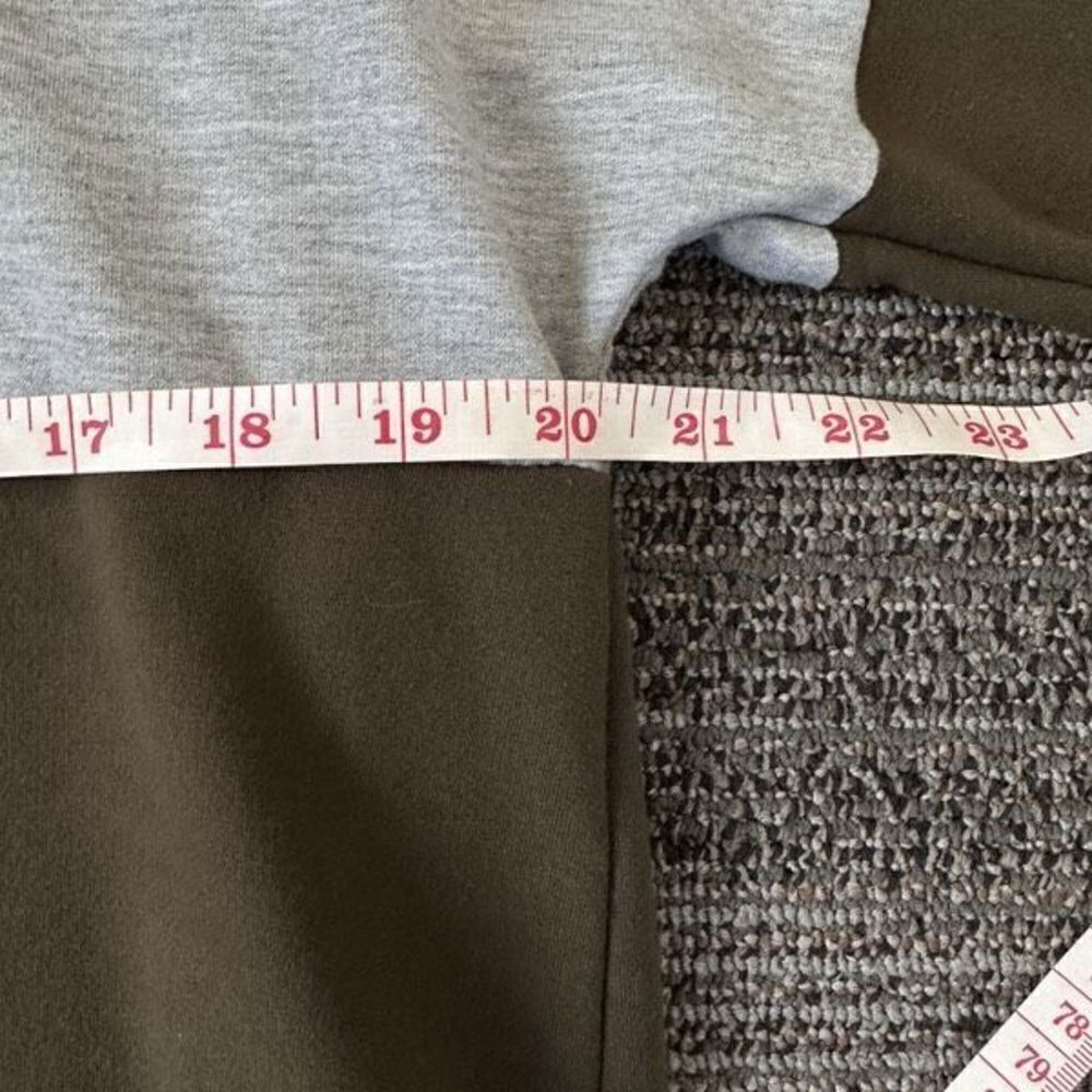 Colorblock Sweatshirt Top With Back Tie Detail L - Picture 5 of 6